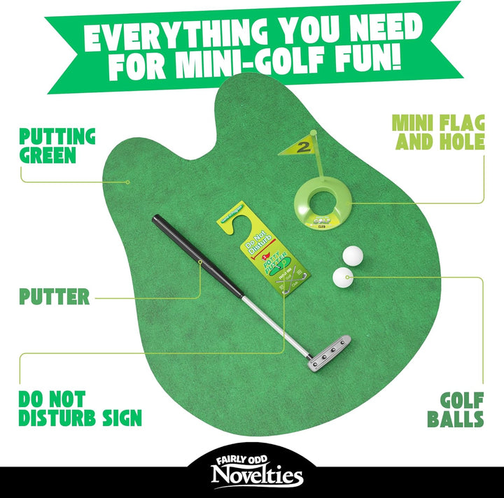 Potty Putter - Practice your golf game at home